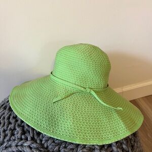 San Diego Hat Co Lime Green Wide Brim Sun Hat
